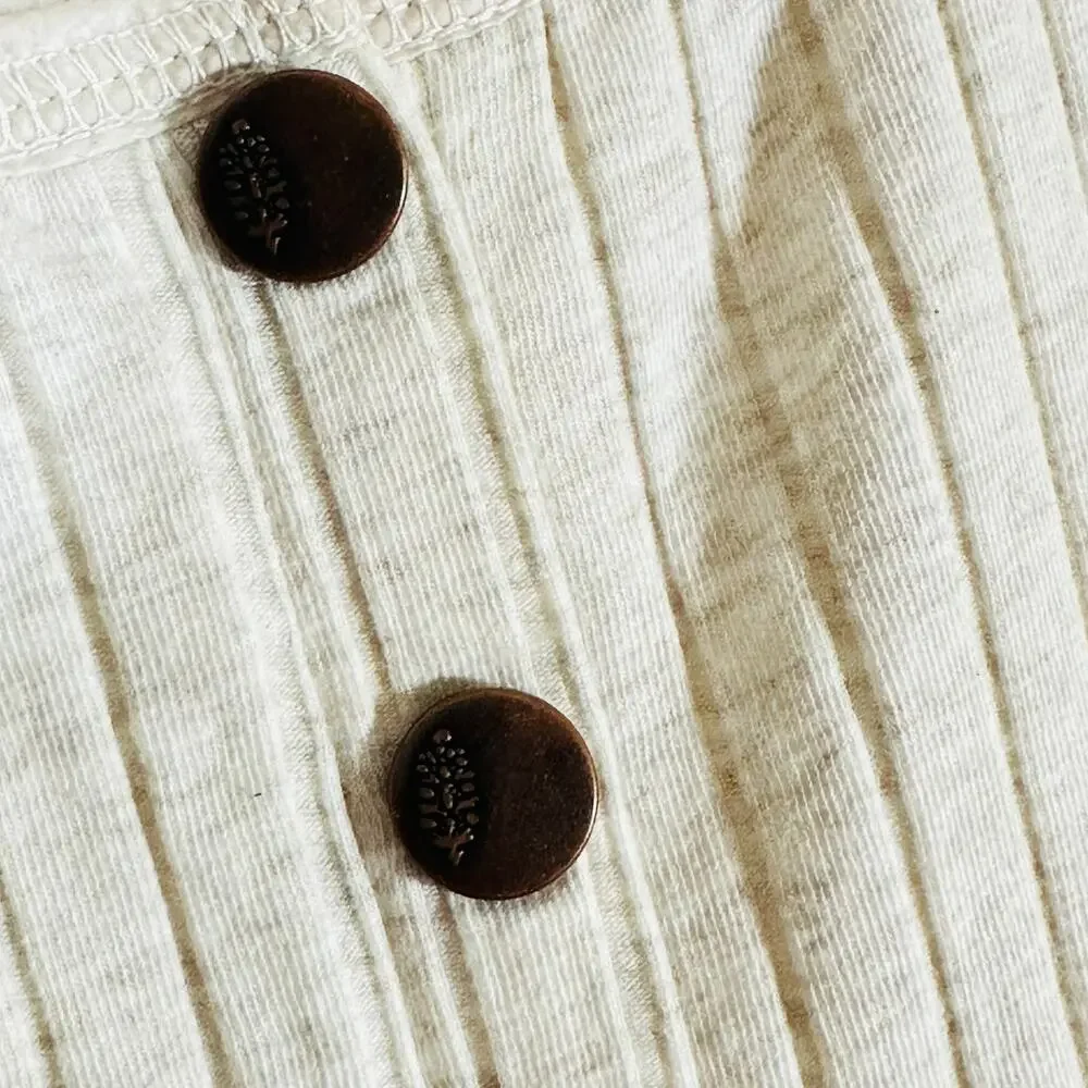 Free People Movement Bella Layer Puff Sleeve Henley‎ - XS